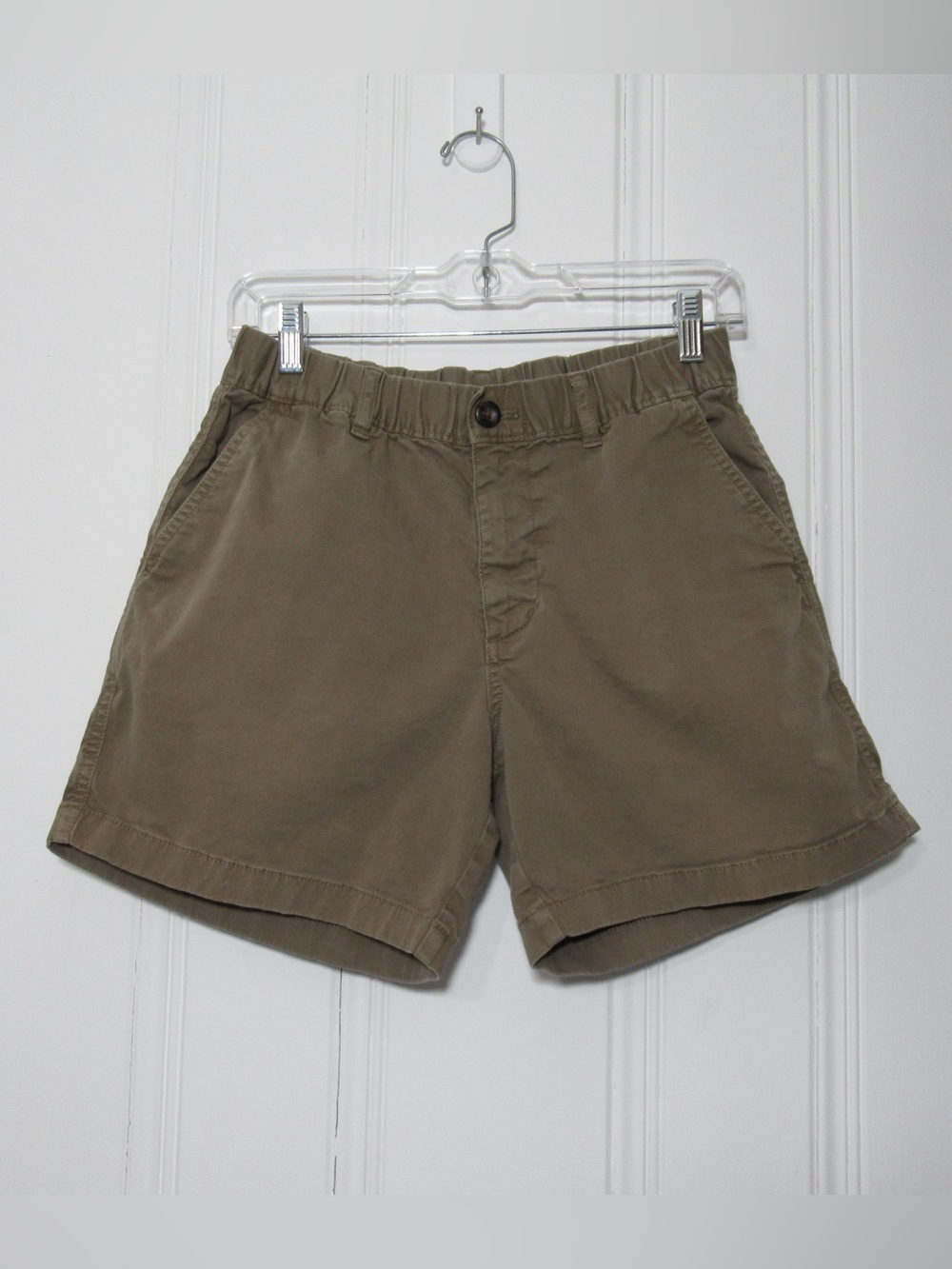 Bearbottom Clothing Brown Cotton Twill Chino Shorts Size Medium 5.5” inseam